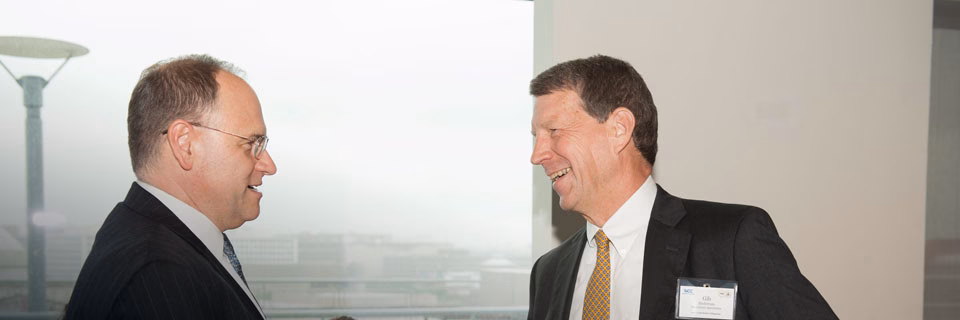 Gib Hedstrom receiving award